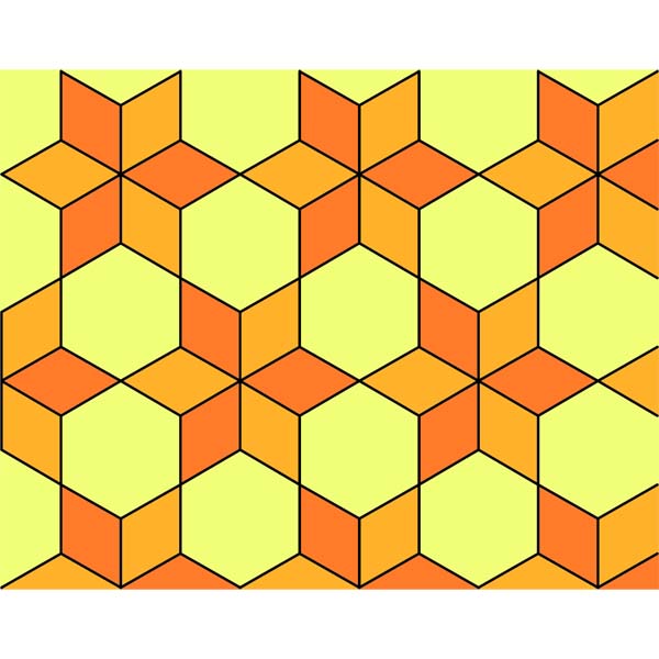 diamond - hexagon english paper piecing